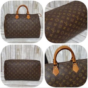 Louis Vuitton monogram speedy 35